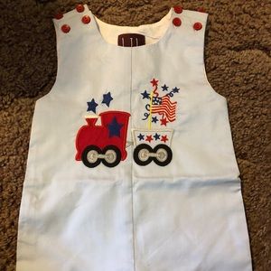 Patriotic romper/shortall